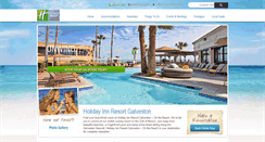 Desktop Screenshot of galvestonholidayinn.com